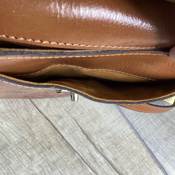 Patricia Nash Riot Rust Rocca Saddle Purse - Picture 8 of 10
